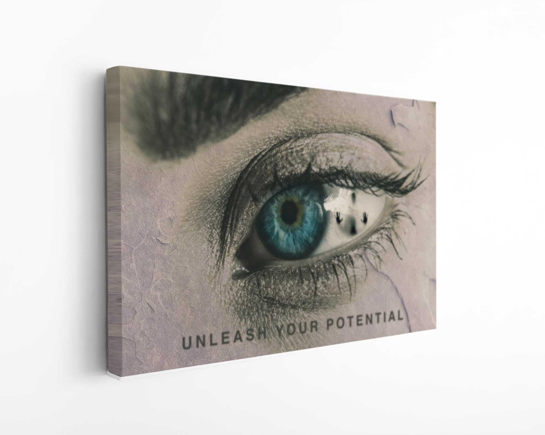 Unleash Your Potential Canvas Print Motivation Photography Wall Art