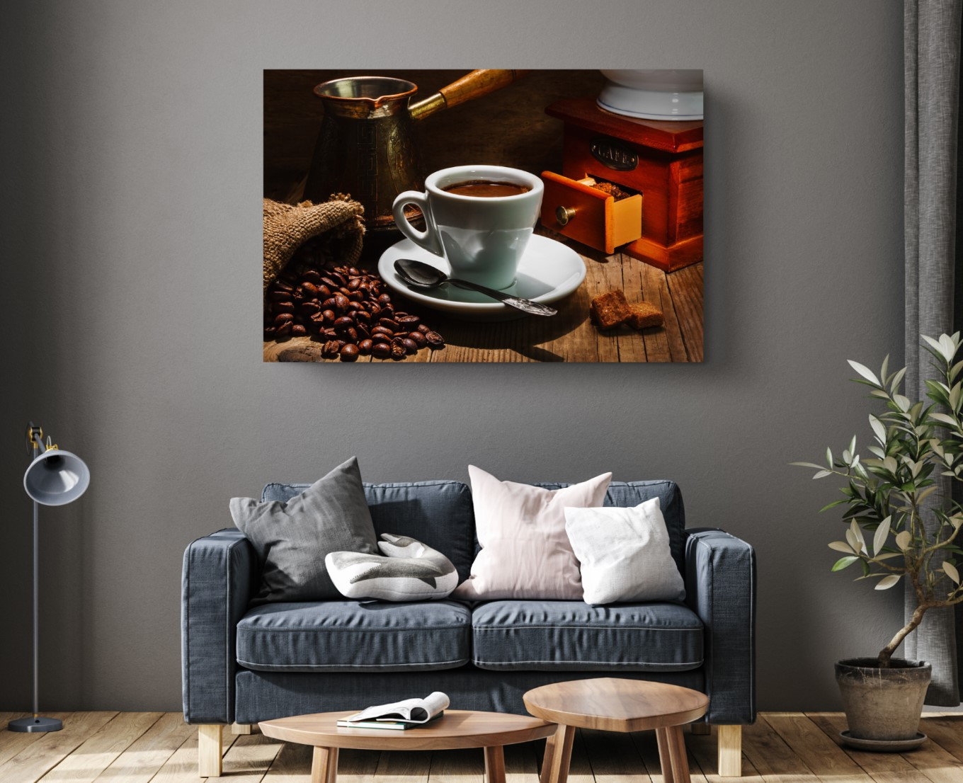 Italian Coffee Cup Canvas Coffee Canvas Print Wall Art