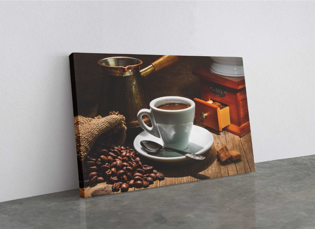 Italian Coffee Cup Canvas Coffee Canvas Print Wall Art