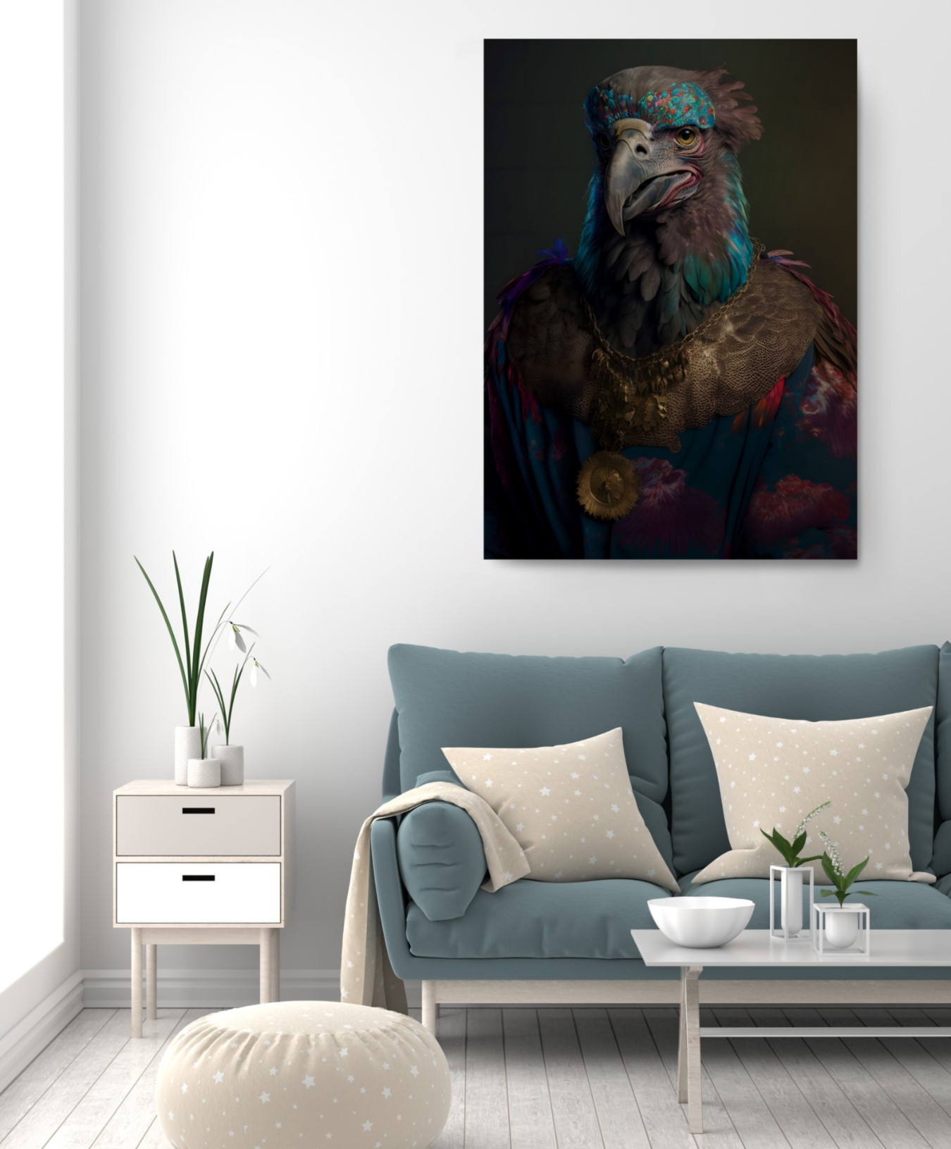 Eagle Mentor Advisor Animal Kingdom Motivation Canvas Print Wall Art