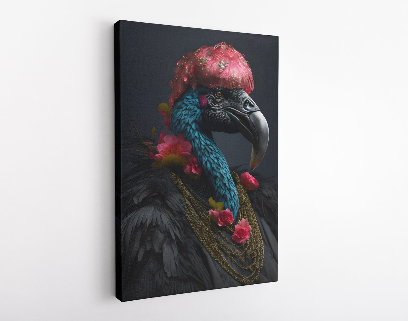 Elite Flamingo Animal Kingdom Motivation Canvas Print Wall Art