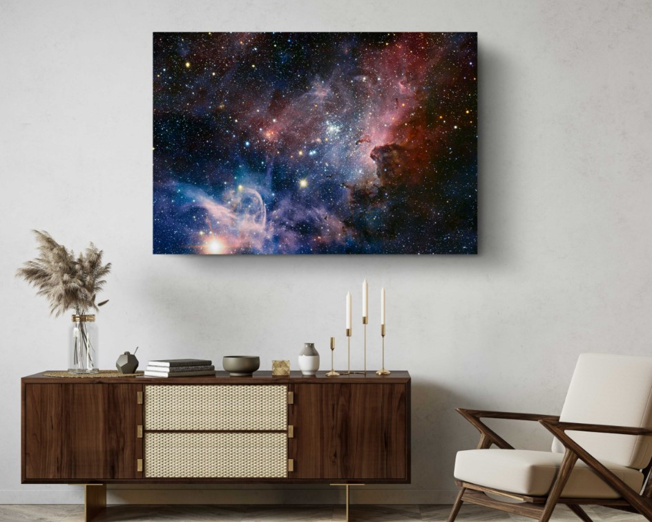 Space Galaxy Nebula Art Canvas Print Wall Art Home Decoration