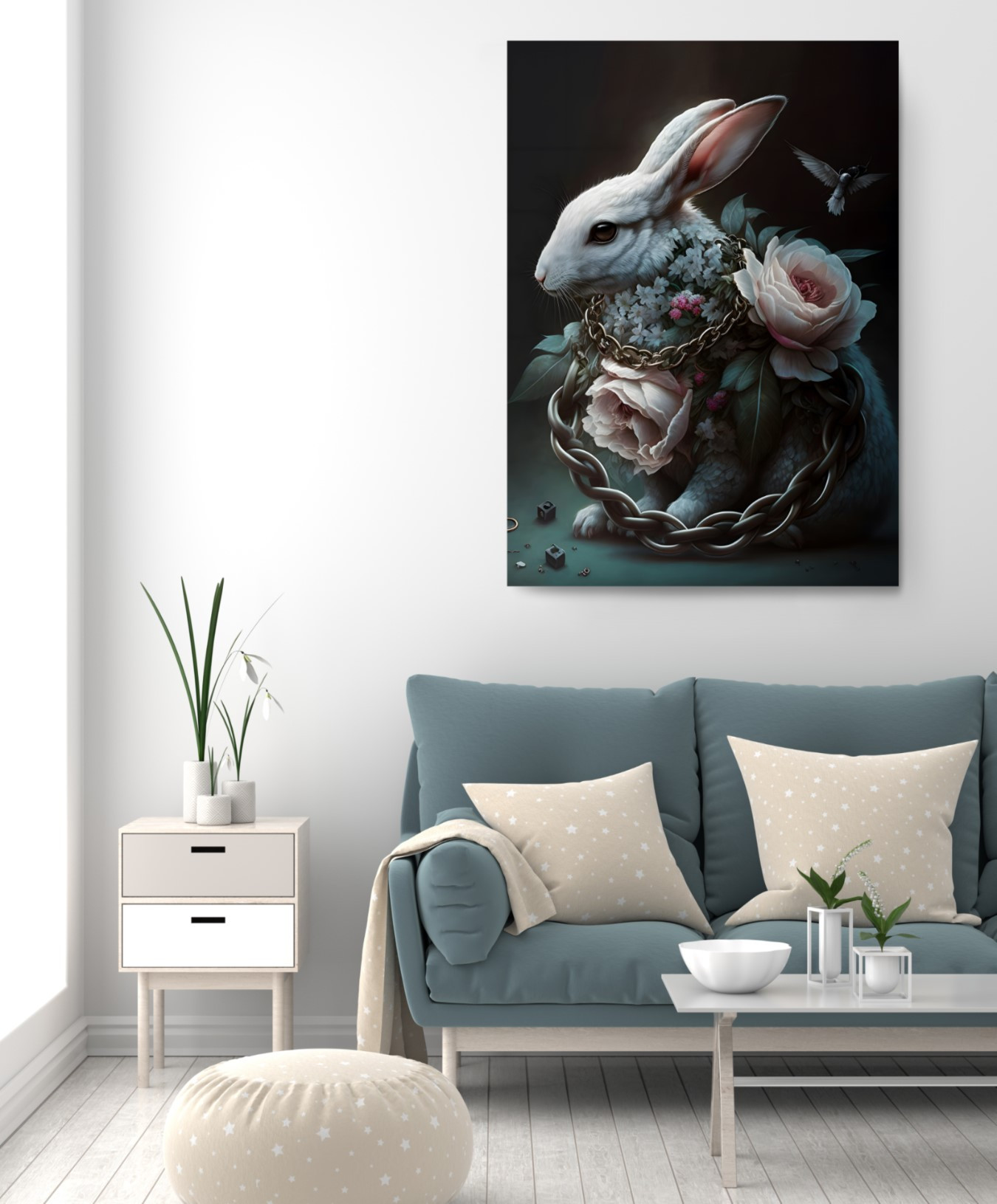 Admiral Eagle Animal Kingdom Motivation Canvas Print Wall Art