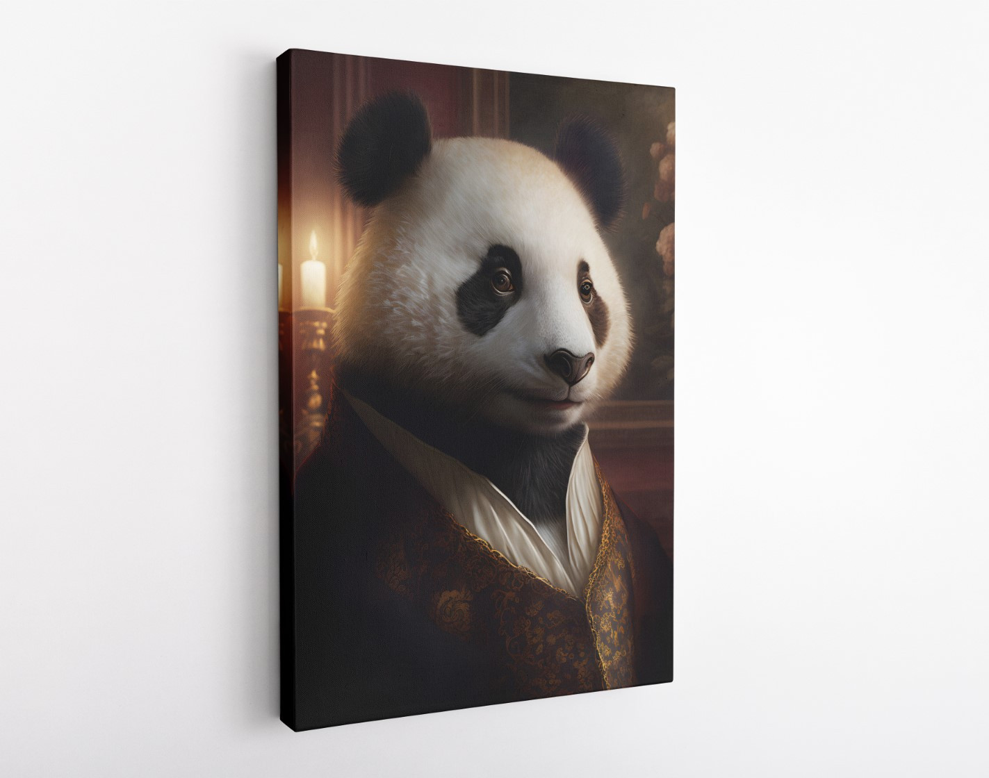 Adviser Panda Mentor Animal Kingdom Motivation Canvas Print Wall Art