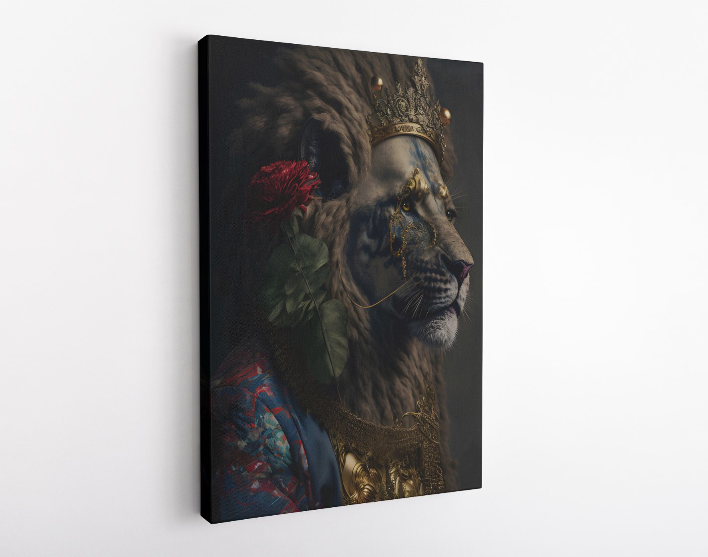 Lion King Animal Kingdom Motivation Canvas Print Wall Art
