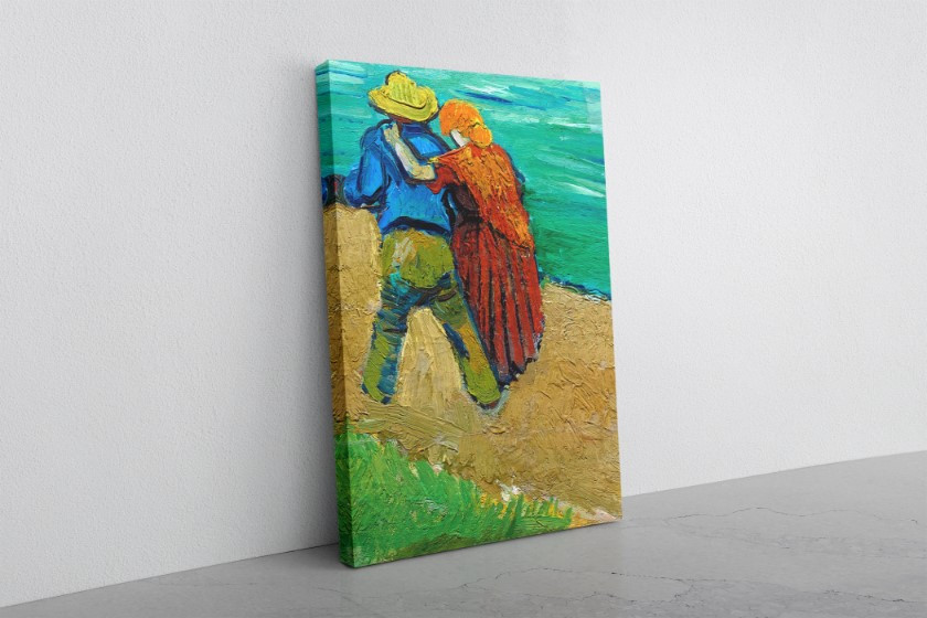 Pair of Lovers Arles 1888 Canvas Print Wall Art Van Gogh