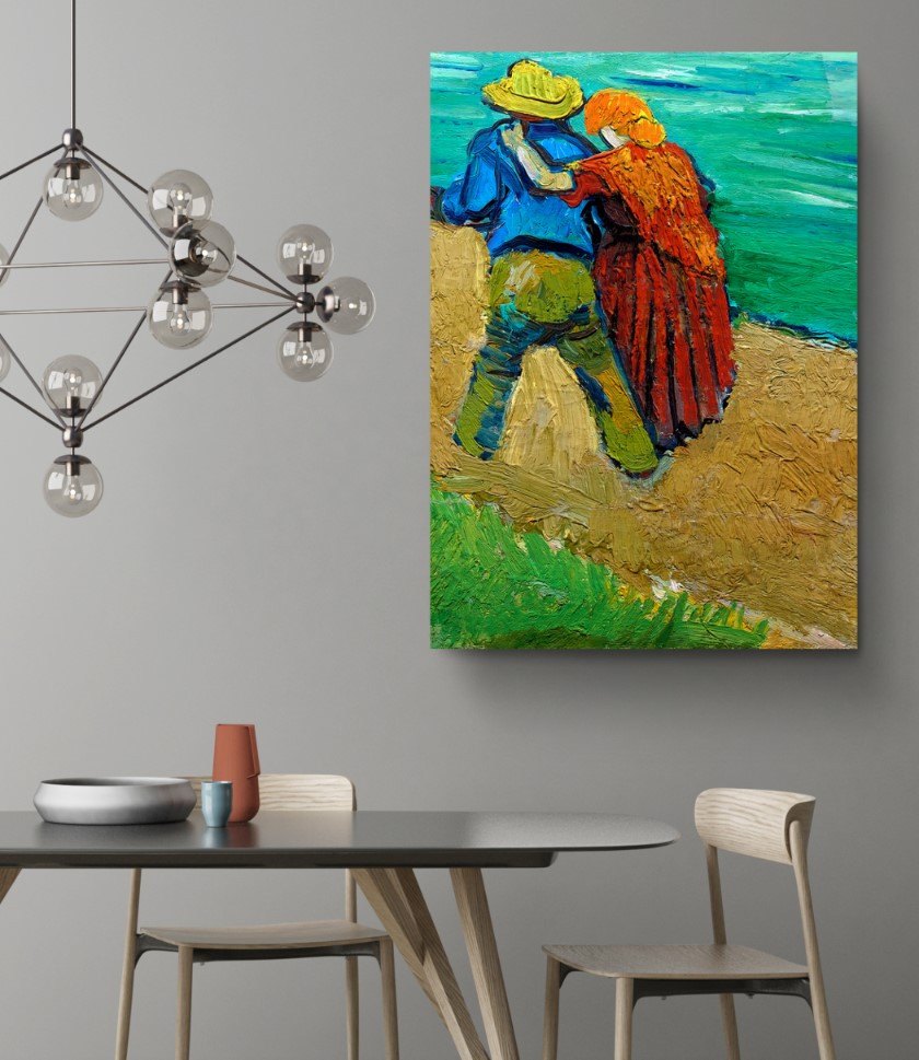 Pair of Lovers Arles 1888 Canvas Print Wall Art Van Gogh