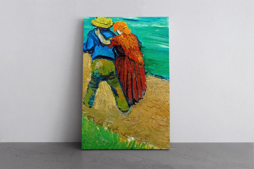 Pair of Lovers Arles 1888 Canvas Print Wall Art Van Gogh