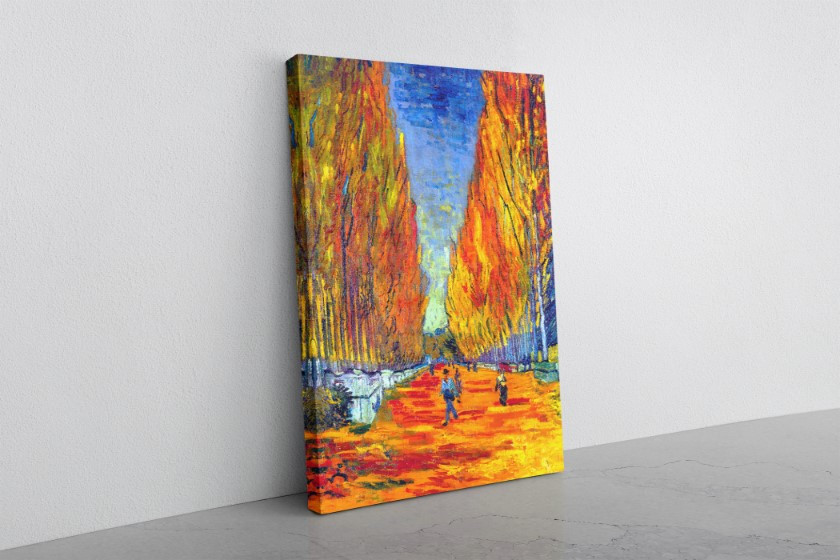 Les Alyscamps Reproduction Canvas Print Wall Art Van Gogh