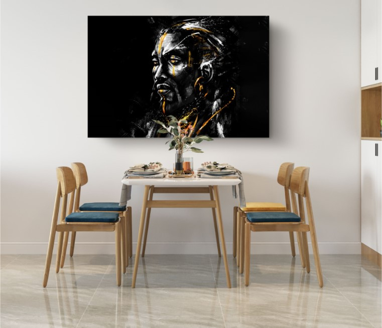 Ancient African Warrior Africa Edition Canvas Wall Art Home Decoration