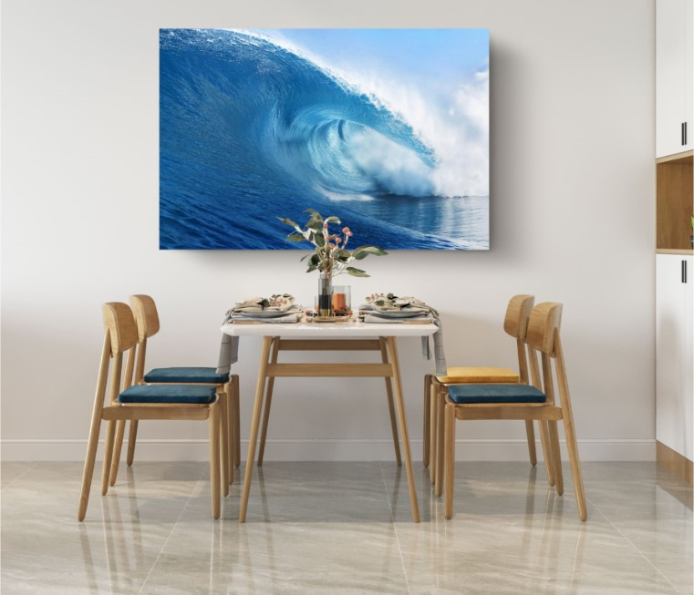 Blue Ocean Wave Canvas Print Canvas Wall Art Home Decoration