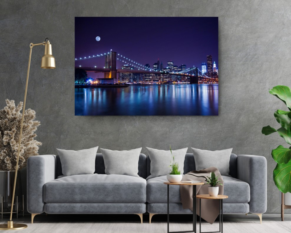 Brooklyn Bridge New York City Canvas Print Wall Art Home Decoration