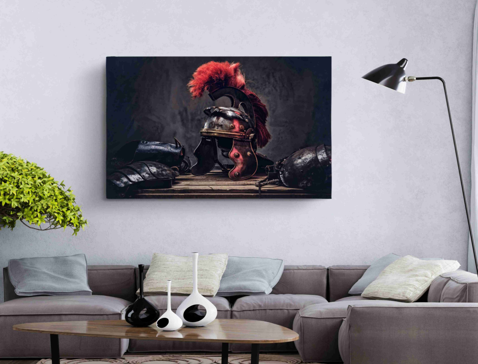 Combat Equipment Of The Ancient Roman Empire Canvas Print