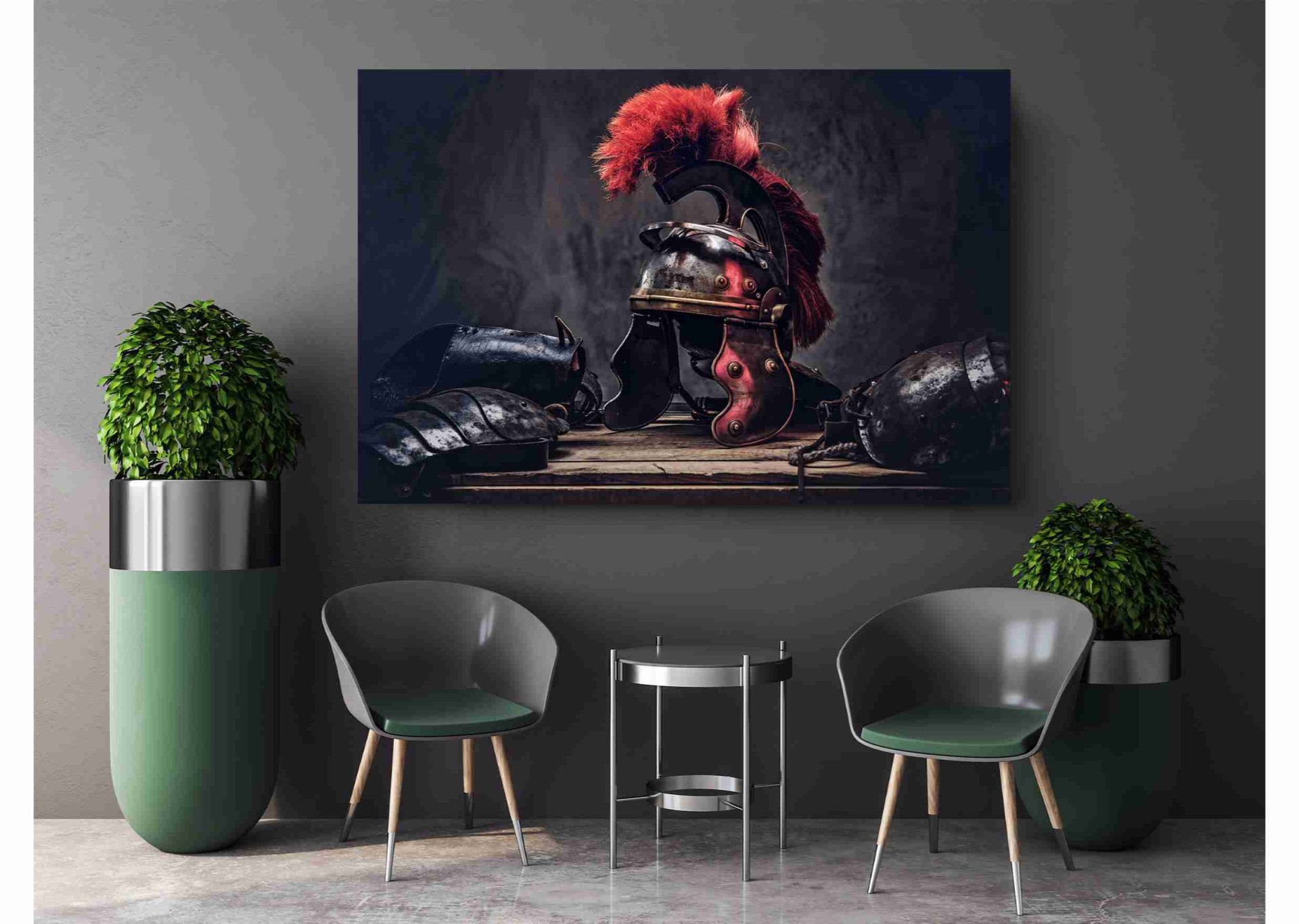 Combat Equipment Of The Ancient Roman Empire Canvas Print