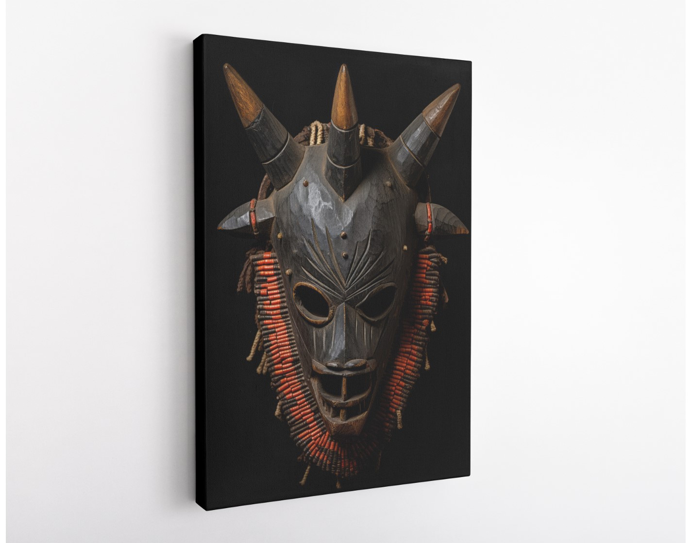Dance of Colors African Mask Africa Edition Canvas Wall Art Home Decoration
