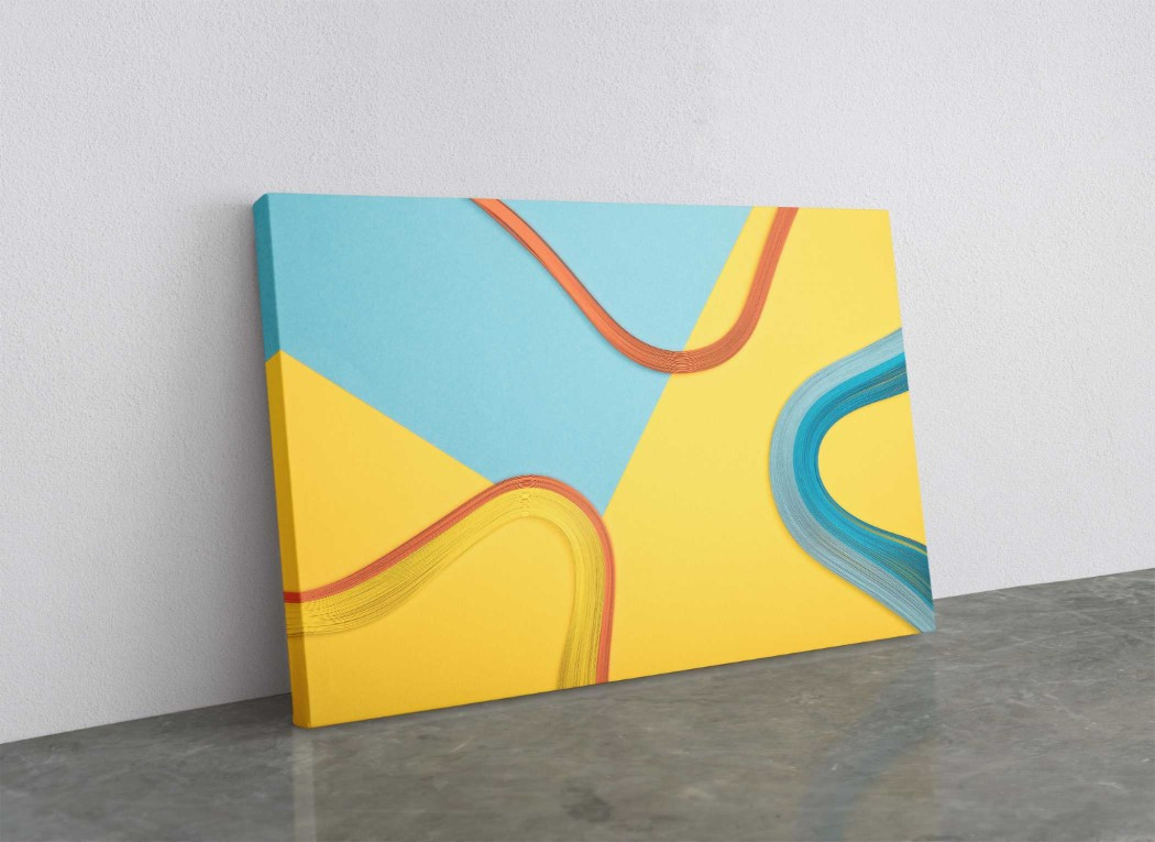 Modern Colors Effect Wall Art Canvas Print Wall Art