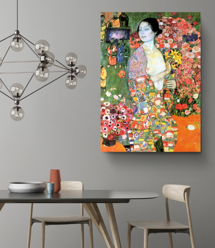Die Tanzerin The Dancer 1916 Canvas Print Wall Art Gustav Klimt