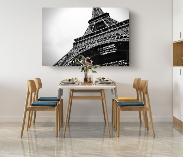 Paris Eiffel Tower French Canvas Print City Wall Art Home Decoration