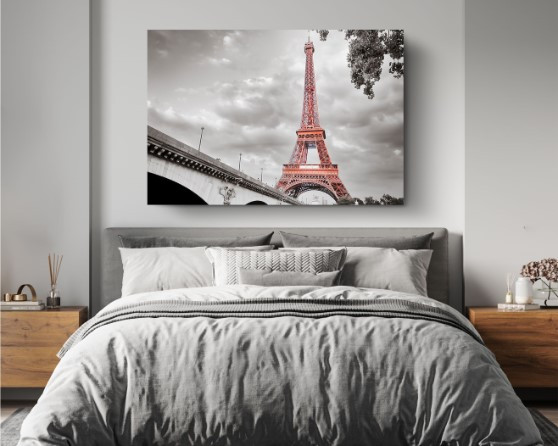 Eiffel Tower Paris French Canvas Print City Wall Art Home Decoration