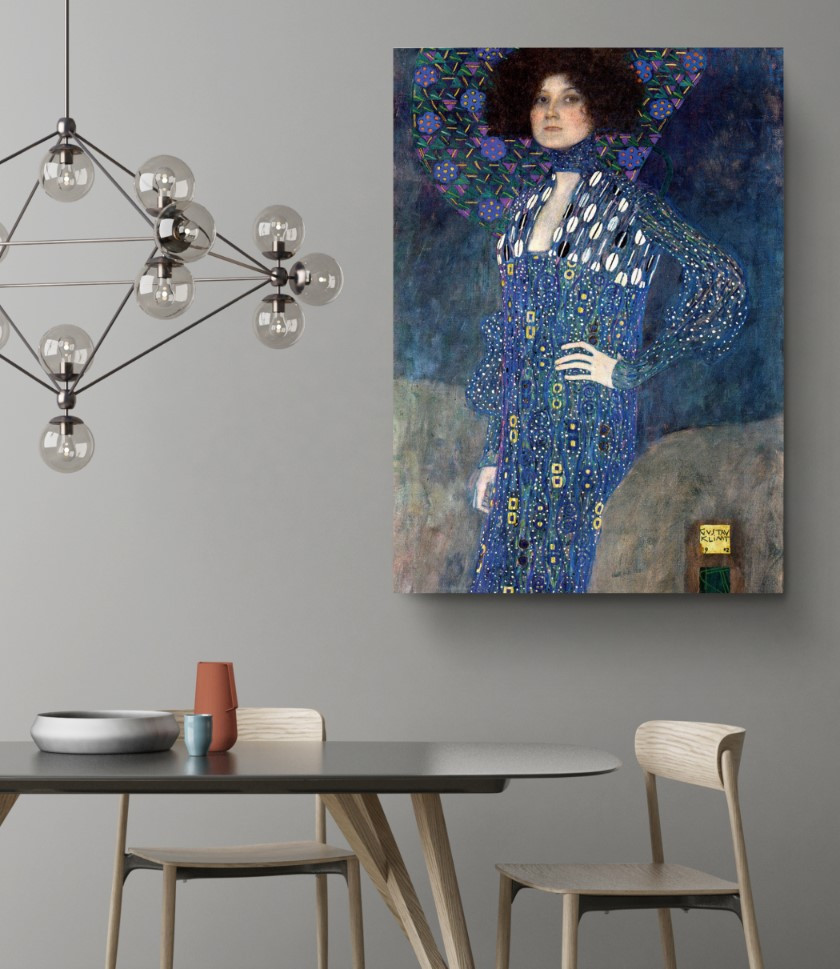 Emilie Floge 1902 Canvas Print Wall Art Gustav Klimt