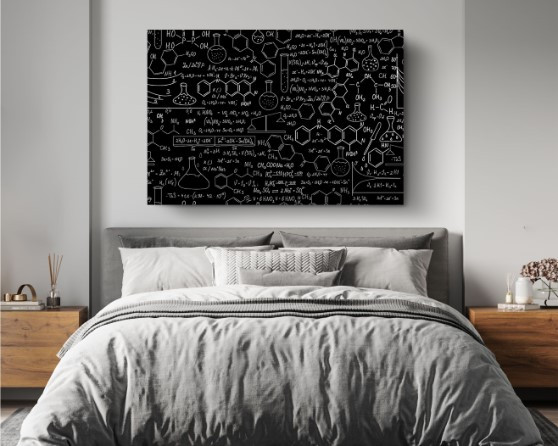 Equations Formulas Chemistry Motivation Science Canvas Print Wall Art