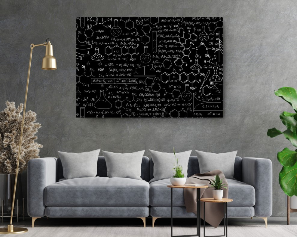Equations Formulas Chemistry Motivation Science Canvas Print Wall Art