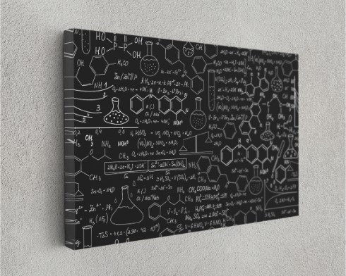 Equations Formulas Chemistry Motivation Science Canvas Print Wall Art