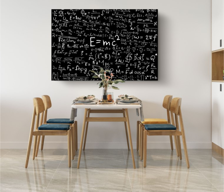Equations Formulas Physics Motivation Science Canvas Print Wall Art