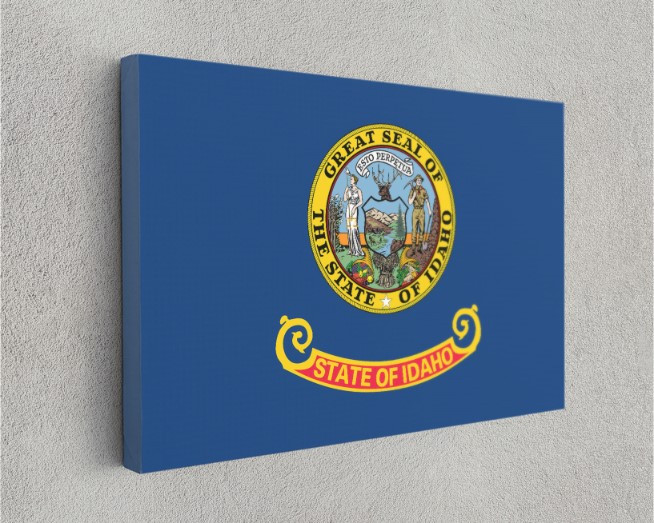 Idaho State Flag USA Flags Edition Canvas Wall Art Home Decoration