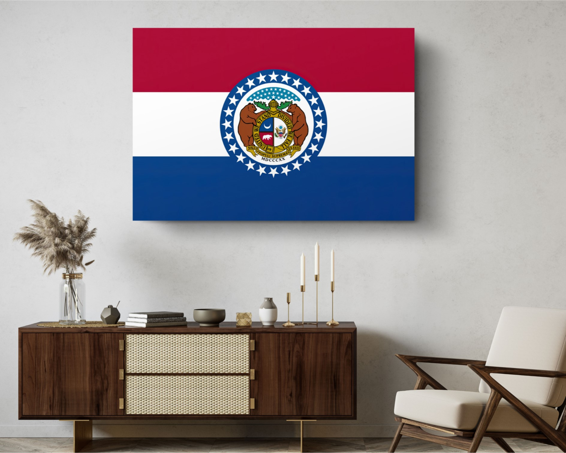 Nevada State Flag USA Flags Edition Canvas Wall Art Home Decoration