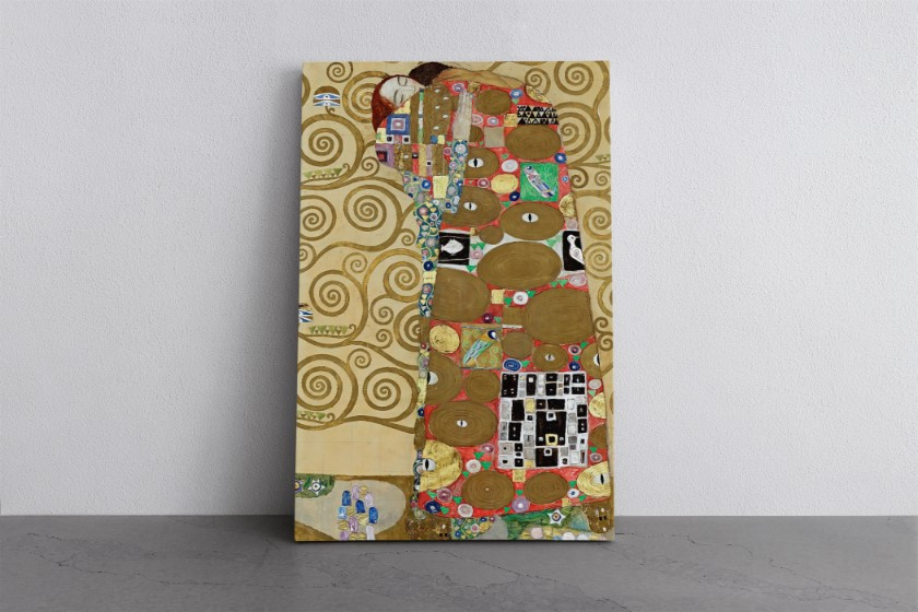 Fulfillment 1905 Reproduction Canvas Print Wall Art Gustav Klimt