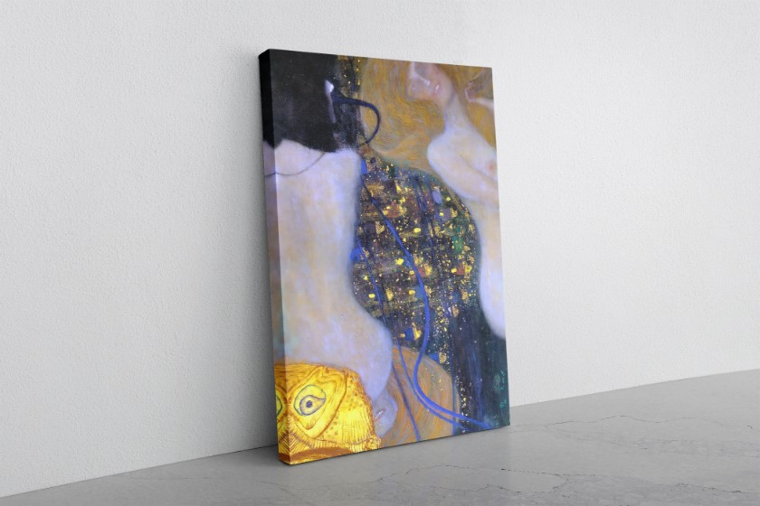 Goldfish Reproduction Canvas Print Wall Art Gustav Klimt