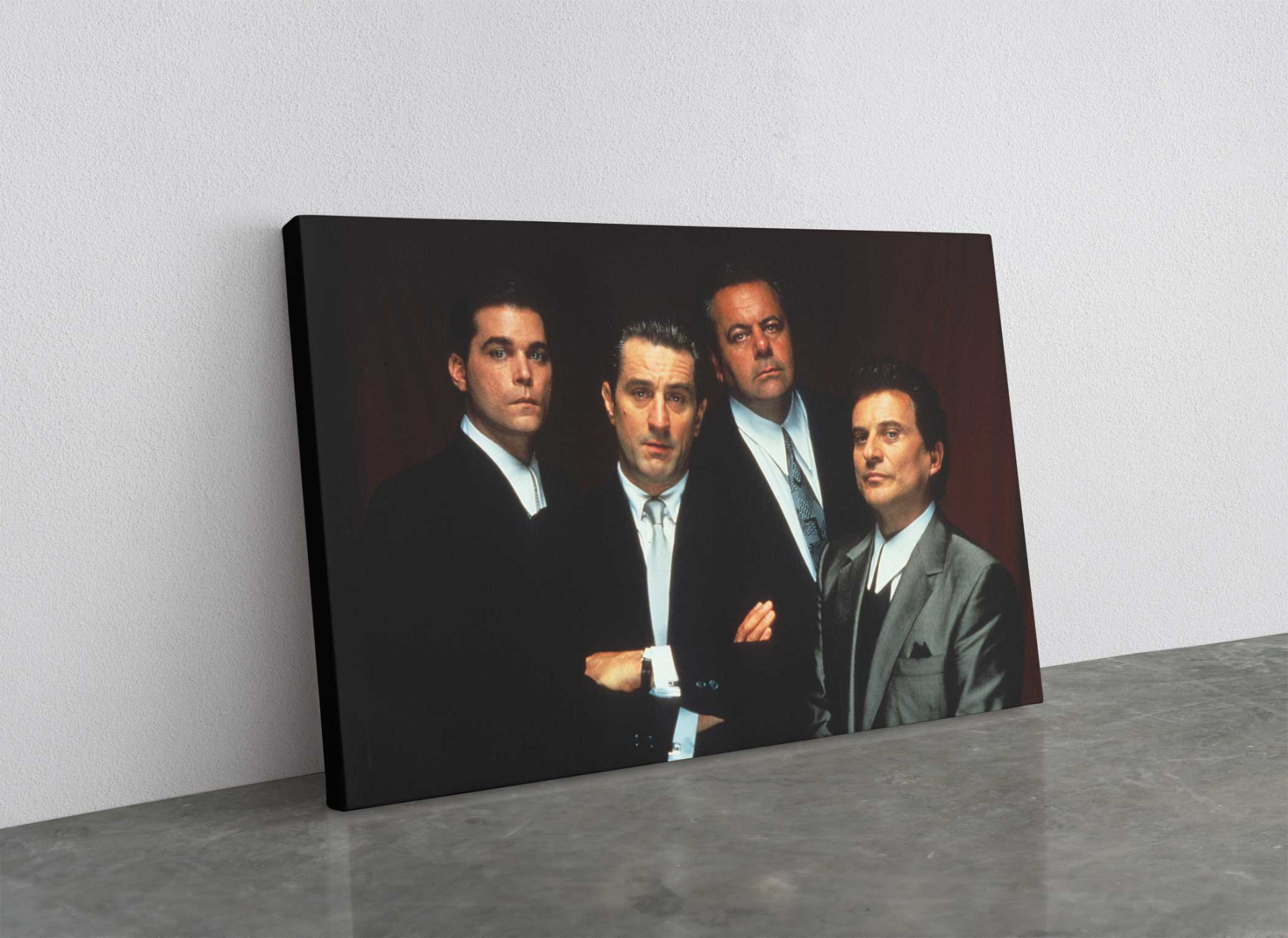 Movie Gangster Mafia Fellas Canvas Print Wall Art