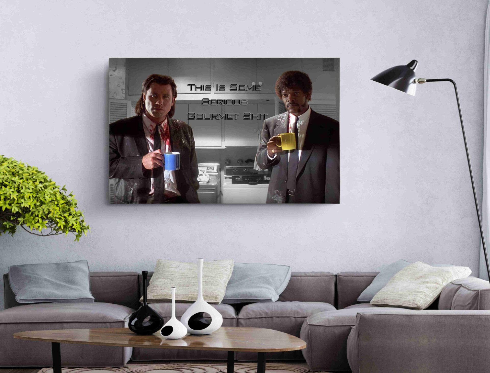 Movie Fiction Canvas Coffee Time Canvas Print Wall Art