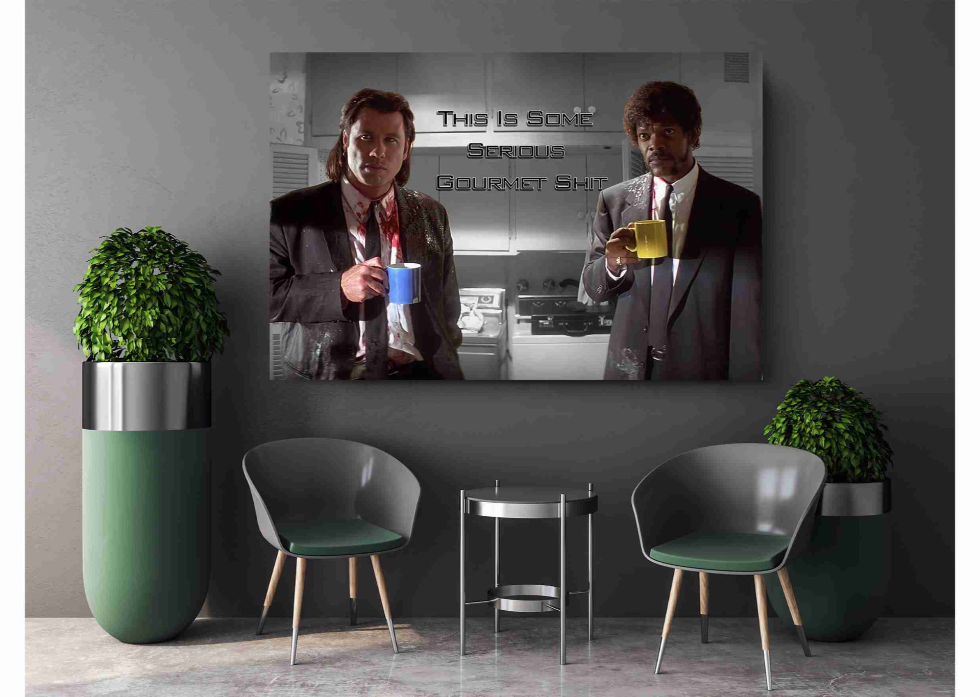 Movie Fiction Canvas Coffee Time Canvas Print Wall Art