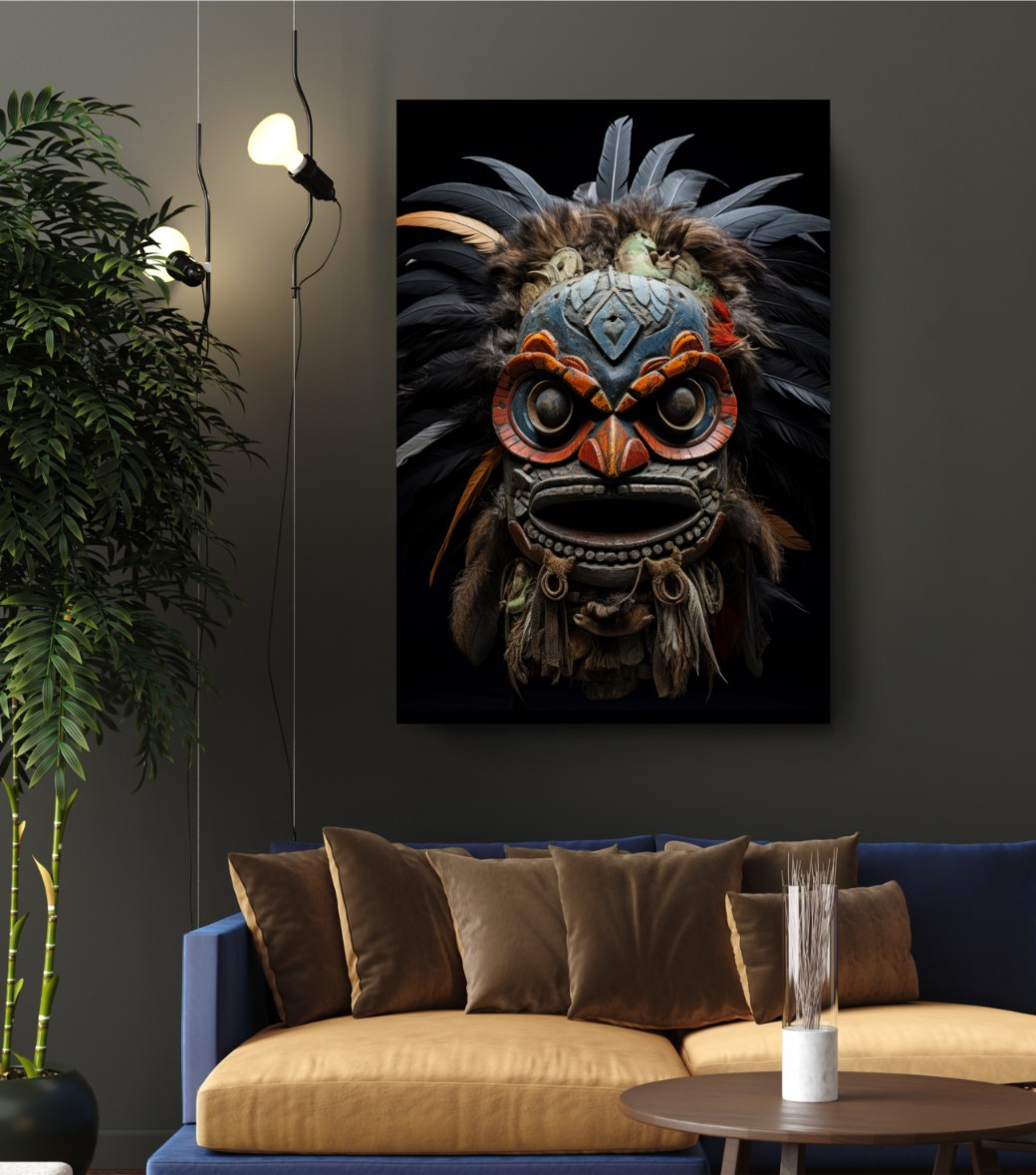 Hidden Heritage African Mask Africa Edition Canvas Wall Art Home Decoration