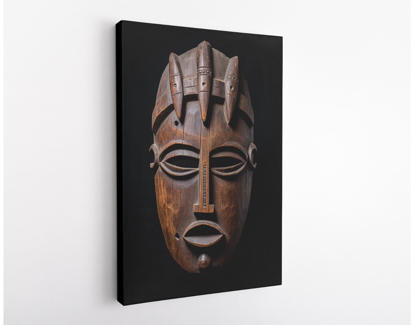 Masked Mystery African Mask Africa Edition Canvas Wall Art Home Decoration