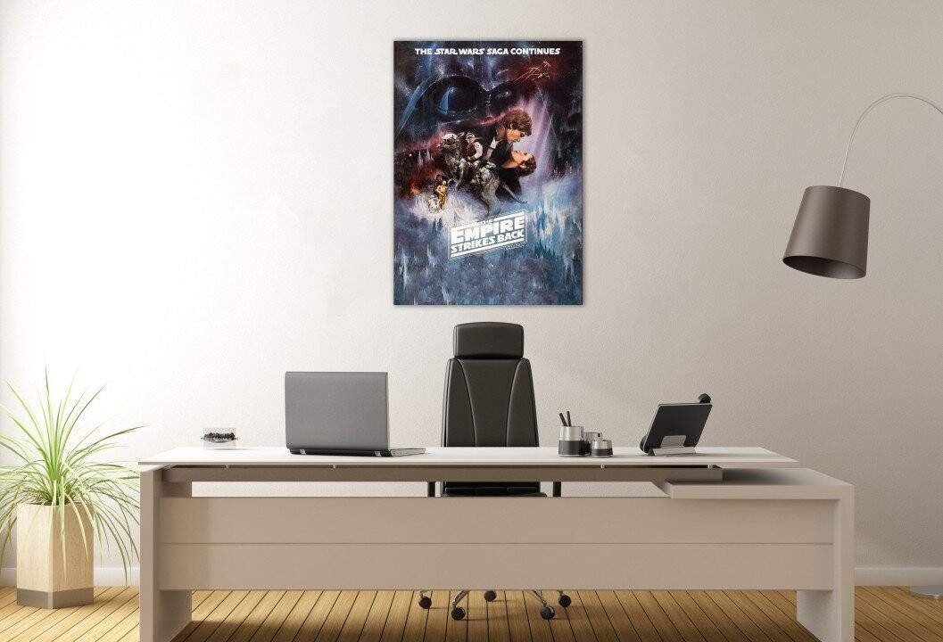Galaxy Wars  Strikes Back Space  Movie Canvas Print Wall Art
