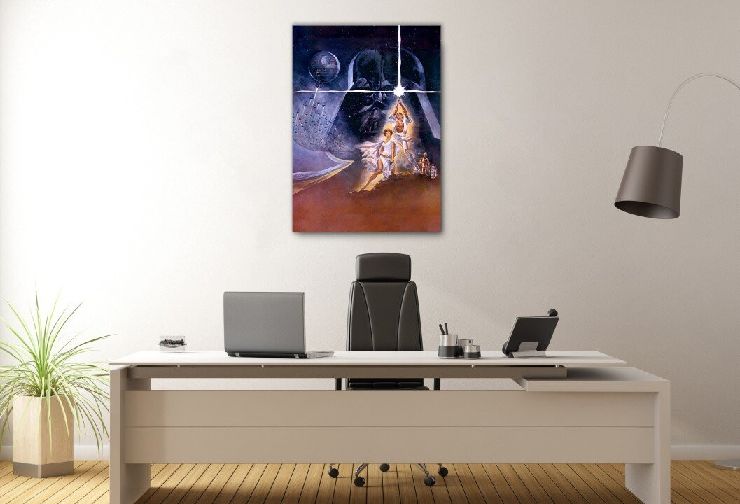 Galaxy Wars Old Version Hope Prints Space Canvas Prints