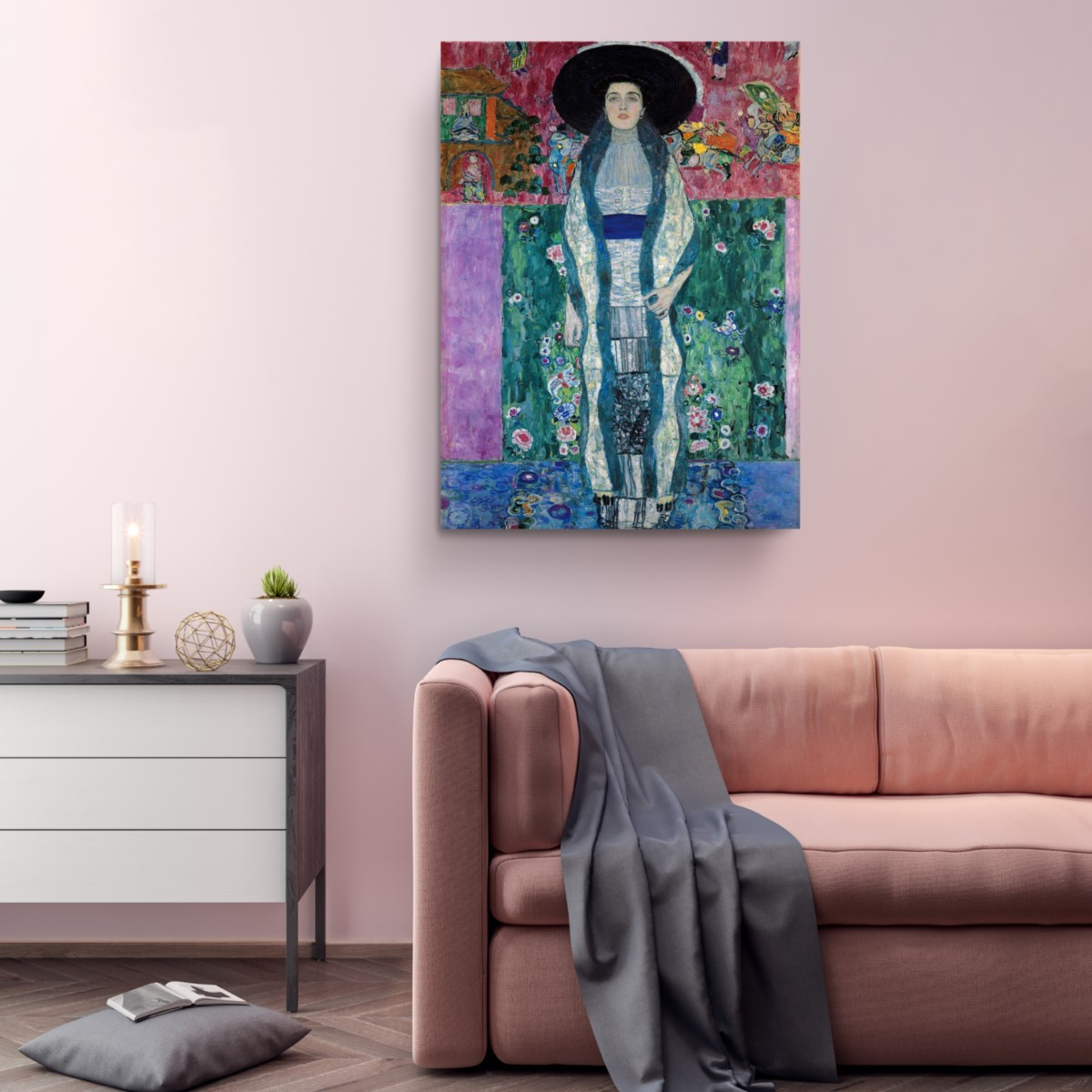 Portrait Of Adele Bloch Bauer II Canvas Print Wall Art