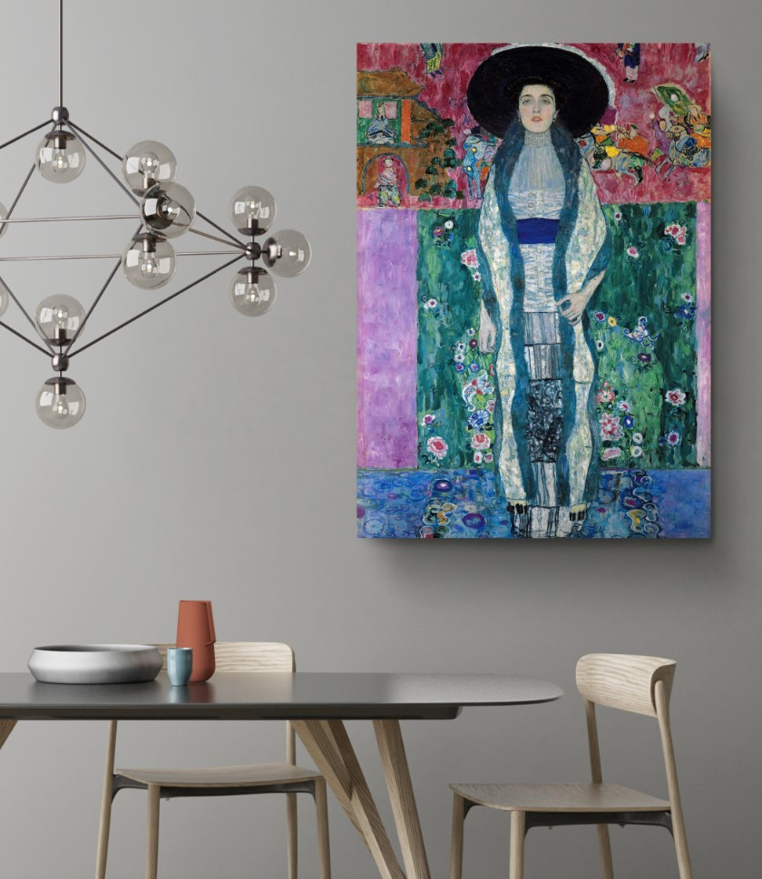Portrait Of Adele Bloch Bauer II Canvas Print Wall Art