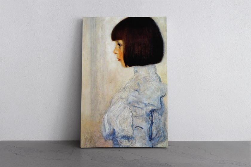 Portrait Of Helene Klimt Canvas Print Wall Art Gustav Klimt
