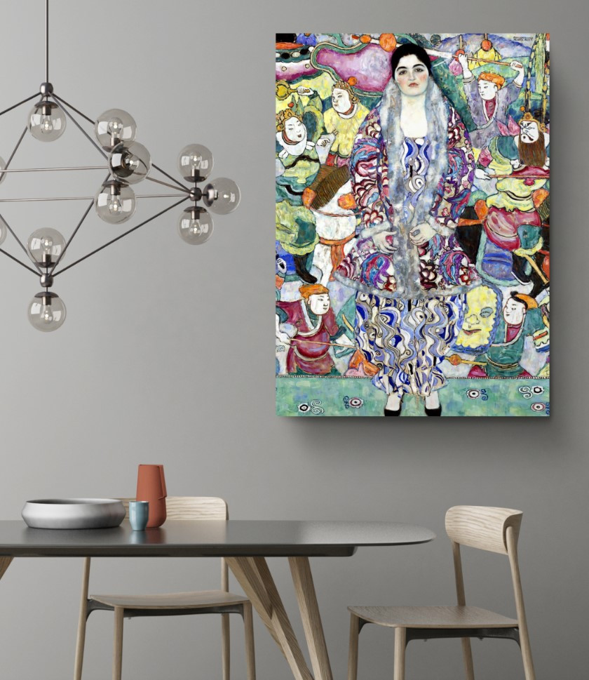 Portrait of Friedericke Maria Beer Canvas Print Wall Art