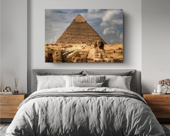 Pyramid Egypt Old Constructions Canvas Modern Art Canvas Print Wall Art