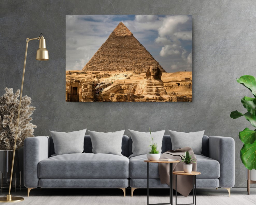 Pyramid Egypt Old Constructions Canvas Modern Art Canvas Print Wall Art