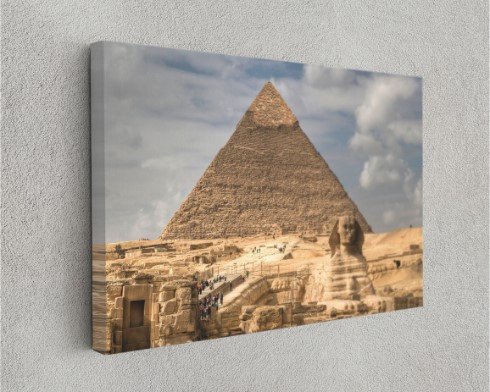Pyramid Egypt Old Constructions Canvas Modern Art Canvas Print Wall Art