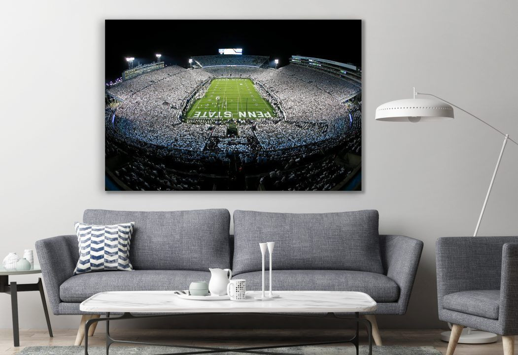 Pennsylvania Stadium Night Game Canvas Prints