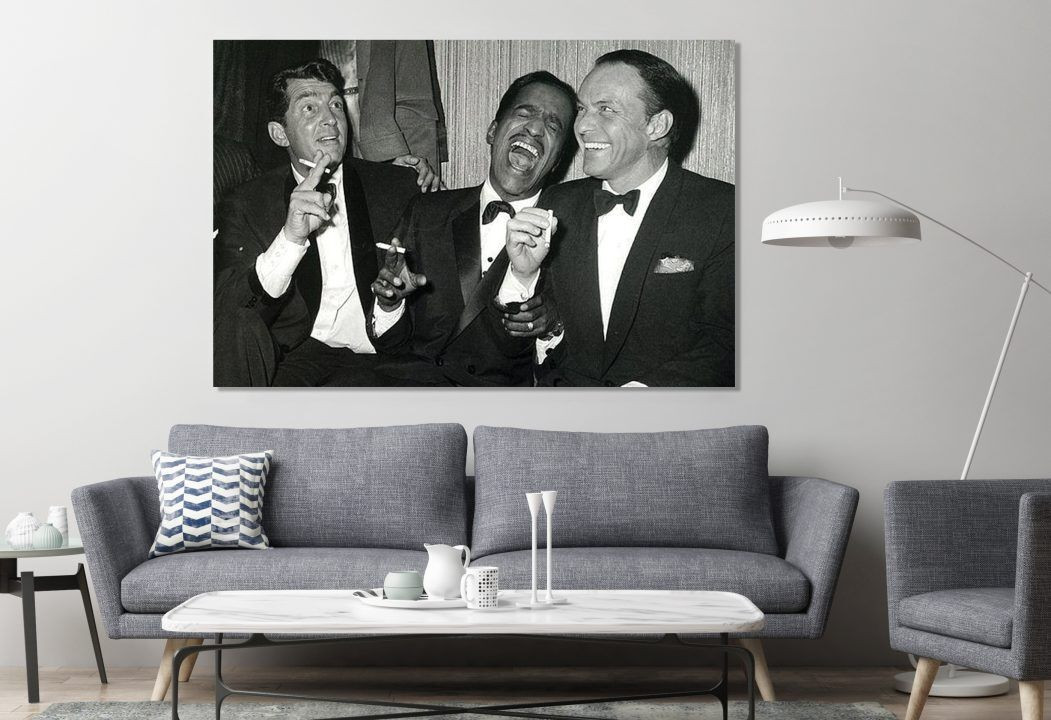 Rat Pack Big Night Music Rock Pop Canvas Prints