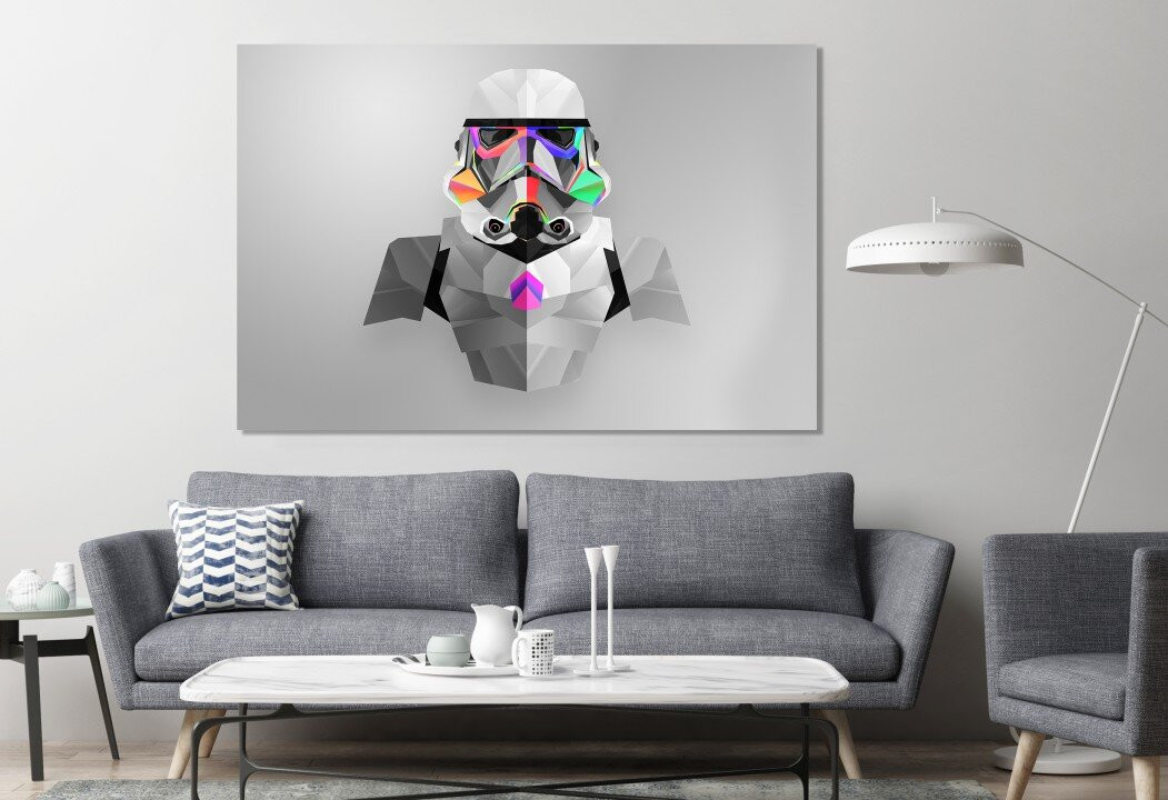 Galaxy Wars Trooper Movie War Time Canvas Print