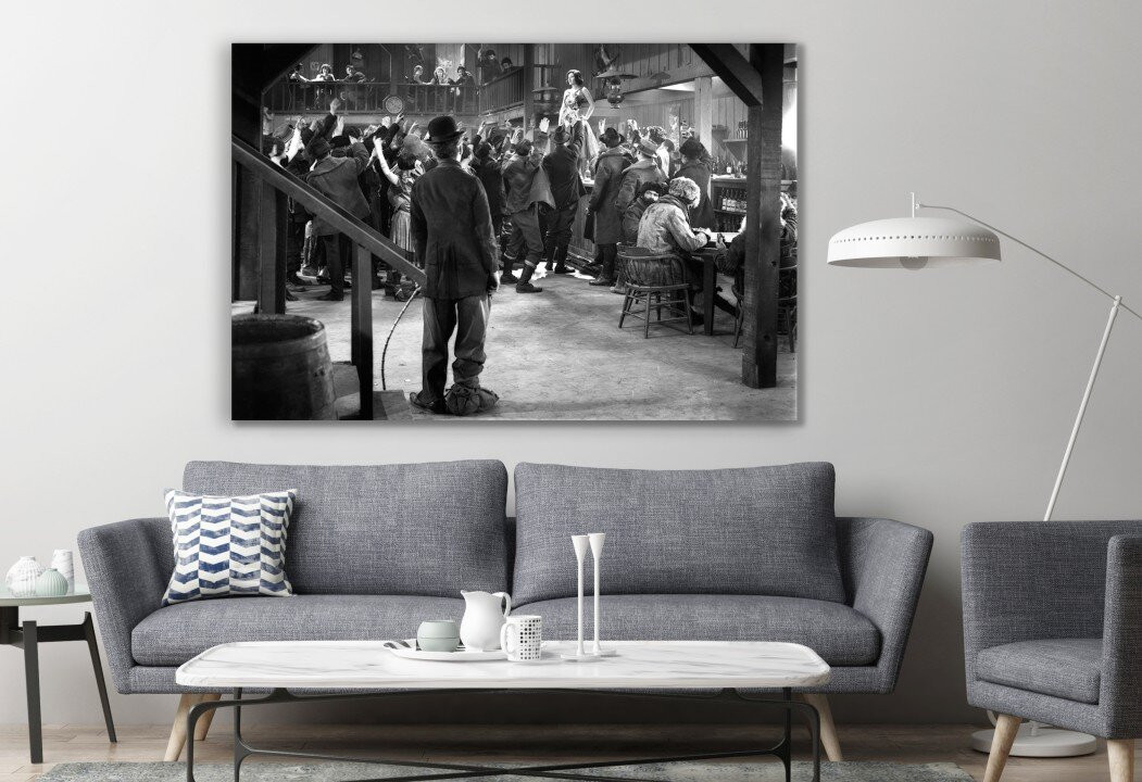 Gold Rush Old Movie Loneliness Canvas Prints Wall Art